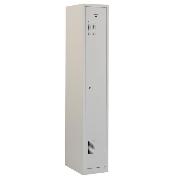 Locker type T, 1 deur, grijze omkasting, grijze deur